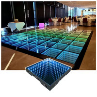 Popular P3.91 azulejo de pista de baile para interiores pantalla Led pantalla interactiva alfombra roja Fondo Video pared 500x1000mm Panel