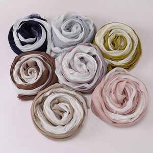 Pañuelo Hijab de Chifón para Mujer, Estilo Musulmán, con Bordado de Perlas, Material Modal, a la Moda - Product Image 2