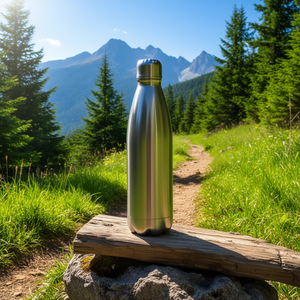 Vacuum Insulated Stainless Steel Water <b>Bottle</b> 0.5L Double Wall Thermal <b>Flask</b> For Outdoor Use - Product Image 3