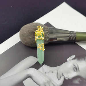 Améthyste naturelle Animal Sculpture <span class=keywords><strong>Figurine</strong></span> Chat Chien <span class=keywords><strong>Dragon</strong></span> Tortue Style Européen-Américain Plaqué Or Décor À La Maison - Product Image 6