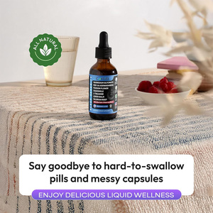 <span class=keywords><strong>Gotas</strong></span> Líquidas <span class=keywords><strong>de</strong></span> Cortisol OEM con Bálsamo <span class=keywords><strong>de</strong></span> Limón, Glicinato <span class=keywords><strong>de</strong></span> Magnesio y KSM-66 Ashwagandha para el Estado <span class=keywords><strong>de</strong></span> Ánimo, la Concentración y el Sueño en Adultos - Product Image 3