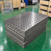 Table de soudage en fonte 3D, Plateforme de soudage modulaire D16, Banc de travail de positionnement à surface nitridée pour le soudage de précision de pièces métalliques