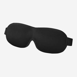 Черная маска для сна, 3D-покрытие для глаз, светоблокирующая маска для глаз с регулируемыми эластичными повязками для боковых шпалов - Product Image 2