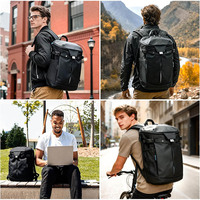 Sac à dos de voyage en gros pour hommes, résistant à l'eau, 17,3 pouces, pour ordinateur portable, léger, sportif et décontracté