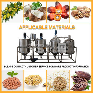 야채 식용 유채 콩 땅콩 기름 물리적 정제 겨자 손바닥 식용유 정련기 해바라기 기름 정제 기계 - Product Image 3
