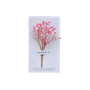 Tarjeta de felicitación <span class=keywords><strong>vintage</strong></span> de flores secas, tarjeta de felicitación creativa - Product Image 2