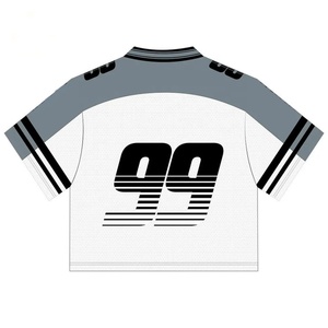 Camisetas de Fútbol de Alta Calidad con Estampado por Transferencia de Calor y Bordado, Unisex, para Adultos, de Secado Rápido, Cuello en V, para Práctica Deportiva, Camisetas de Equipo - Product Image 3