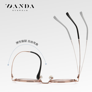 แว่นตา Danda Eyewear รุ่น ST6225 ทรงเรขาคณิต กรอบเต็ม สำหรับผู้หญิง น้ำหนักเบา ทำจากไทเทเนียมแท้ - Product Image 3