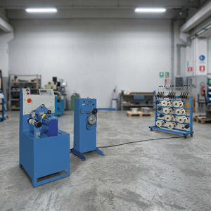 Machine à enrouler automatique économique en métal, certification ISO, composants principaux PLC, garantie 1 an, bobines plus petites, état neuf, 6/8 - Product Image 3