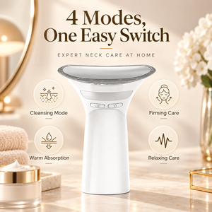 Masseur pour le cou, 4 modes, chaleur confortable, appareil ergonomique pour le soin du visage et du cou - Product Image 3