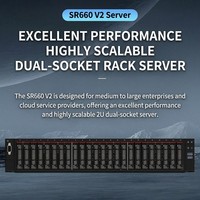 Serveur en rack SR660 V2 2U avec double processeur Intel Xeon Scalable pour Hyper Converged
