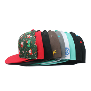 OEM 100% Cotton Men Women <b>Flat</b> Brim Snapback <b>Hats</b> Custom 3D Embroidery Logo Printed 6 Panel Baseball Caps - Product Image 1