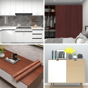 Papier peint auto-adhésif en soie à effet bois personnalisé, imperméable et résistant à l'humidité, pour salles à manger, bureaux, armoires, cuisines, appartements - Product Image 6