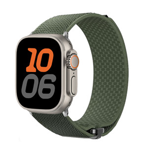 Bracelet en nylon ultra-fibre pour Apple Watch Ultra 3 49 mm, respirant et doux, idéal pour les sports de plein air, vente en gros d'usine - Product Image 1