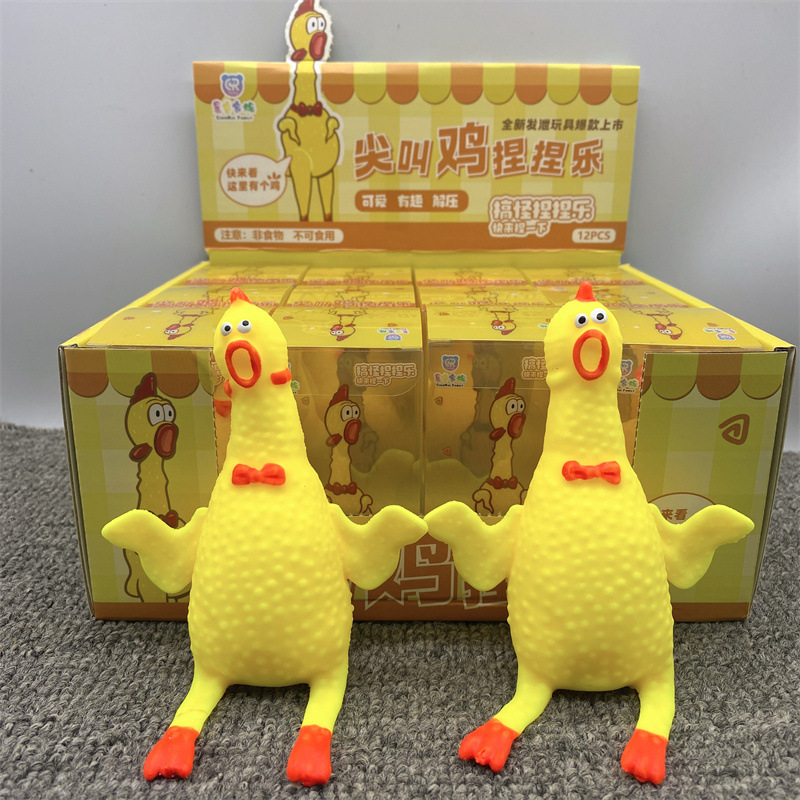 screaming chicken -12 in a set