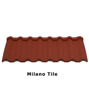 Tejas de Acero con Recubrimiento de Piedra de Colores, Láminas Metálicas para Techos con Bache, Precio Económico de Fabricante Chino - Product Image 1