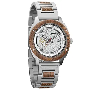 Wholesale minimalist high quality shenzhen wood watch factory custom brand watch logo luxury Art Design brands wood watch