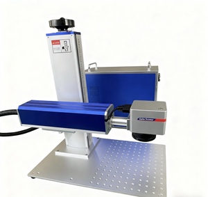 เครื่องแกะสลักเลเซอร์ไฟเบอร์ เครื่องตัดเลเซอร์ไฟเบอร์สำหรับโลหะ เครื่องแกะสลักสี JPT สำหรับสแตนเลส เครื่องเลเซอร์ 100W สำหรับงานเครื่องประดับ - Product Image 2