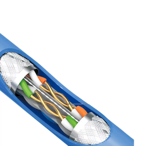 Alto rendimiento 305m 1000ft 0,56mm 23awg 23 24 Awg Cca Utp Ftp Blindado Cat6 Cat6A <span class=keywords><strong>6</strong></span> <span class=keywords><strong>Lan</strong></span> <span class=keywords><strong>Cable</strong></span> Precio por metro - Product Image 3
