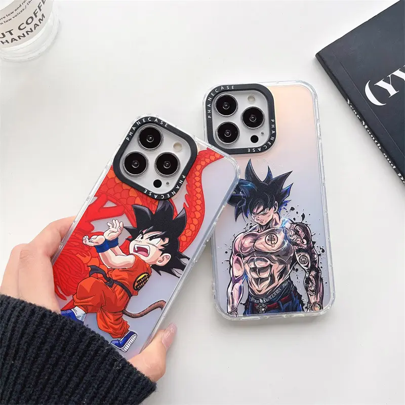 Kakarot Shock proof Colours Print Phone Case Cartoon Anime Dragonball Mobile Back Cover For iPhone 11 12 13 14 15 Pro max Wukong
