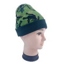 OEM, bonnets en acrylique à imprimé numérique jacquard réversible de haute qualité, vente en gros