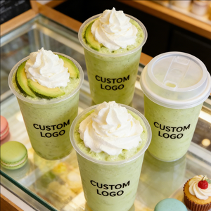 Gobelets en plastique à paroi simple de 500 ml pour slush et desserts, diamètre 90 mm, contenants jetables personnalisés à emporter - Product Image 6