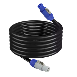 Cable de extensión PowerCON con bloqueo de 3 pines y 20 A, SJT 14AWG, NAC3FCA a NAC3FCB, para video wall LED y luces móviles - Product Image 1