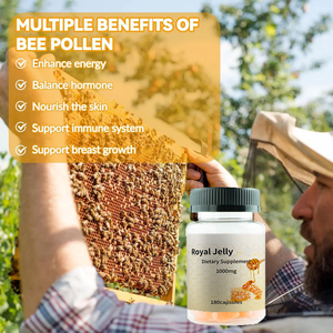 קולגן מלכותי ג 'לי דבש אמא פרטי תווית תמצית ג' ינסנג תומך בריאות העור ג 'לי מלכותי - Product Image 4