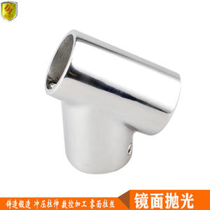 Conector en T de 60 Grados, 22 mm, Acero Inoxidable, para Sombrilla de Yate, Barco de Pesca, Lancha Rápida - Accesorios de Herraje Marino - Product Image 3