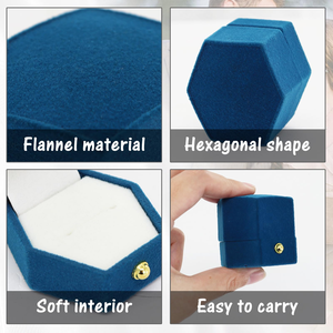 Wholesale Exquisite Velvet <b>Ring</b> <b>Boxes</b>, Soft Velvet Jewelry Storage <b>Boxes</b> with a Luxurious Feel; Perfect Velvet Jewelry <b>Boxes</b> - Product Image 4