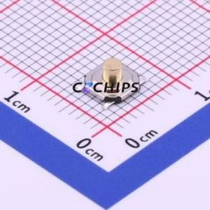 TS-1187A-C-F-B Tactile Switch SMD Switch Single Pole Single Throw Round Button 2.6N Vertical Mount - Product Image 1