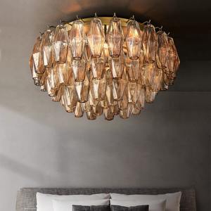 Lustre vintage, tavernes, restaurants, bars, ambiance créative, globe en verre transparent - Product Image 6