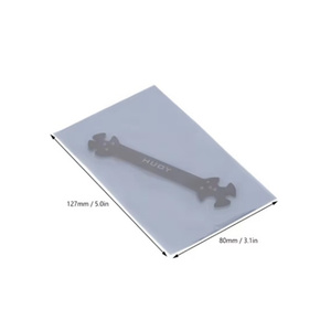 Clé à douille métallique spéciale RC Hudy <span class=keywords><strong>6</strong></span> en 1, <span class=keywords><strong>3</strong></span>/<span class=keywords><strong>4</strong></span>/<span class=keywords><strong>5</strong></span>/<span class=keywords><strong>5</strong></span>,<span class=keywords><strong>5</strong></span>/7/8 mm, pour modèles automobiles et réparation automobile - Product Image 3