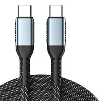 1M 2M PD 100W 20V 5A USB C vers USB Type C Câble de charge rapide pour Macbook pour Samsung pour Xiaomi Cuivre pur pour IOS