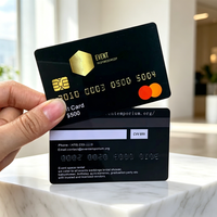 Tarjeta Magnética Personalizada con Estampado en Lámina Dorada, Impresión Digital en PVC, Laminación de Película Plástica, Número en Relieve, Estampado en Caliente