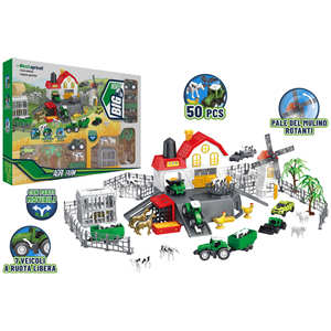 Juego de Granja con Animales y Vehículos, 50 Piezas - Product Image 1