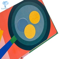 Venta al por Mayor de Libros de Recuerdos para Niños y Bebés, con Pegatinas Reutilizables de Buena Calidad, Pegatinas Transparentes, Arte Mágico, Tapa Dura
