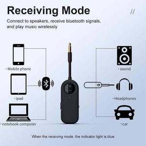 El nuevo <span class=keywords><strong>transmisor</strong></span> receptor <span class=keywords><strong>de</strong></span> audio Bt5.3 Aircraft Blue Tooth <span class=keywords><strong>de</strong></span> 3,5mm es adecuado para sonido estéreo sin pérdidas en el avión - Product Image 5