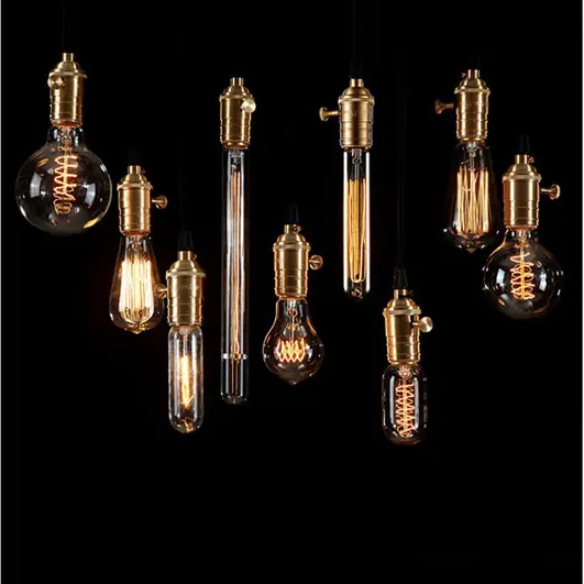 Retro dekorative Glühbirnen E26 E27 A19 ST58 ST64 T30 T45 G80 G95 G125 glühbirnen vintage Edison Glühbirnen Pendelleuchte