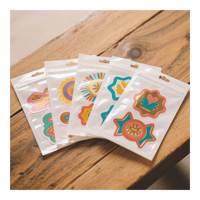 Label kemasan Hologram Harga terbaik lembar stiker cetak lucu kedap air vinil