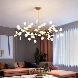 Verstellbare Kronleuchter Pendel leuchte Stoff Schatten Mattschwarz Kronleuchter Modernes Design für Zuhause - Product Image 2