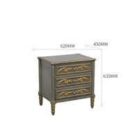 Lit de luxe de mariage européen sculpté en bois massif rétro français 2M Chambre à coucher principale avec revêtement en cuir inspiré du vieux palais