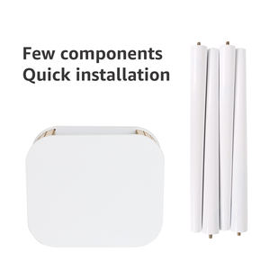 أريكة غرفة نوم طبيعية قابلة للإزالة بلون مخصص-سرير خشبي بجانب السرير - Product Image 4