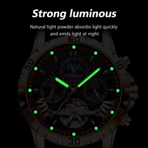 Relojes Mecánicos Automáticos de Lujo para Hombre, Caja de Acero Inoxidable, Movimiento ETA, Resistencia al Agua, con Esfera de Agujas - Product Image 5