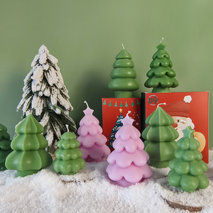 C-085 New Cross-border Christmas Tree Aromatherapy <b>Candles</b> Ins Modelling Decoration Christmas <b>Gift</b> <b>Candles</b> Wholesale - Product Image 4