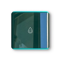 Interrupteur tactile en verre vert 30A/4400W haute puissance pour Tuya Zigbee Smart Life contrôlé par l'application pour chauffe-eau et climatiseur