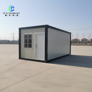 Maison conteneur préfabriquée modulaire portable en kit pour hôtel, bureau, <span class=keywords><strong>garage</strong></span> moderne et local de stockage - Product Image 1