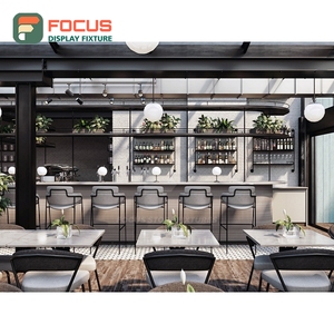 ตู้โชว์กาแฟความจุสูง ชั้นวางกระจก ชั้นวางสินค้า ตู้โชว์ร้านกาแฟ - Product Image 2