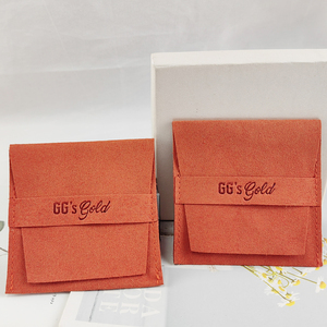 Bolsa de Joyería de Microfibra Número 1 en Calificaciones, Bolsa de Embalaje de Joyería de Terciopelo Personalizada con Logotipo - Product Image 3