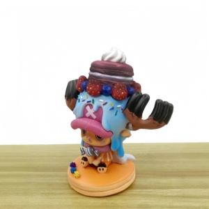 Figura de Acción de Postre Especial Navideño, 1 Pieza, PVC, Escala 1:18, <span class=keywords><strong>Tony</strong></span> <span class=keywords><strong>Tony</strong></span> <span class=keywords><strong>Chopper</strong></span>, Linda Figura de Pastel, con Vitrina, Regalo de Navidad - Product Image 4